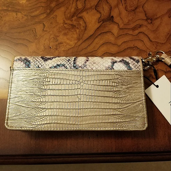 Brahmin Priscilla Pearl Lummus Leather Satchel with Matching Wallet - Picture 9 of 16